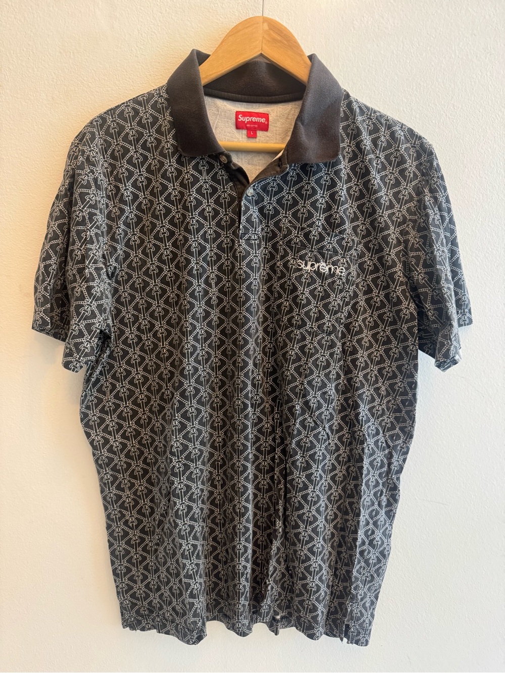 2016 Supreme Rope Print Polo
